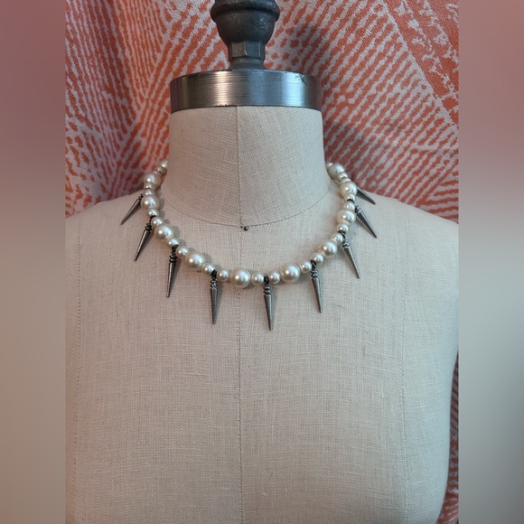 Joomi Lim Jewelry - Joomi Lim Pearl Spike Necklace